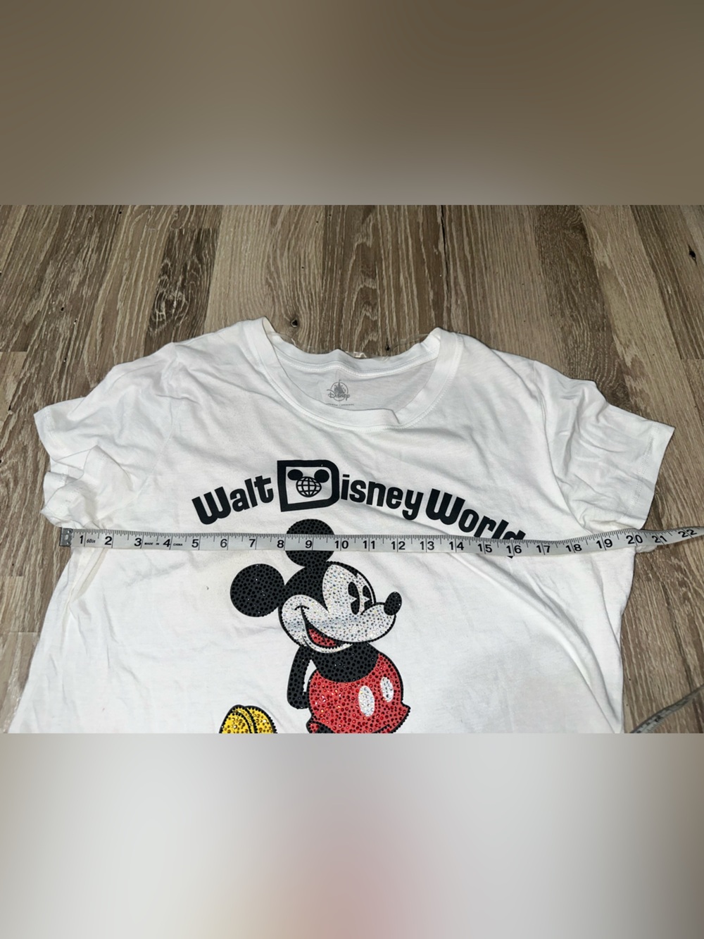 Walt Disney World Mickey bedazzled shirt Size Medium - Picture 3 of 7